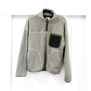 Saturdays NYC Mens Small Rainier Fleece Half Zip